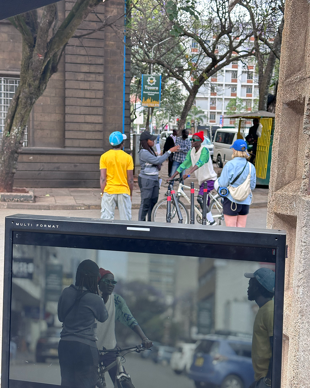 Entre bastidores durante la campaña «Unstoppable» de Circleg.